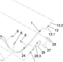 144-4114 - Reference Number 1 - Hydraulic Hose