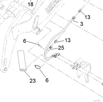 144-4115 - Reference Number 25 - Hydraulic Hose