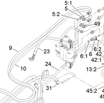 140-5911 - Reference Number 23 - Hydraulic Hose