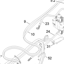 140-5976 - Reference Number 10 - Hydraulic Hose
