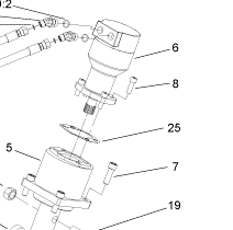 hydraulic motor part number 107-9351