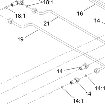 106-9316 - Reference Number 19 - Hydraulic Tube