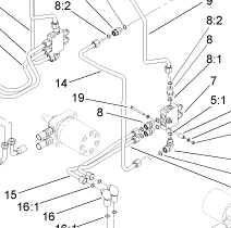 108-9725 - Reference Number 14 - Hydraulic Tube