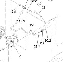 107-3633 - Reference Number 27 - Hydraulic Tube