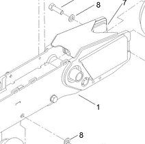 left hand track frame part number 139-7303