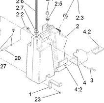 117-1801 - Reference Number 4 - Left Hand Tank Mount