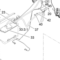 negative battery cable part number 105-0115