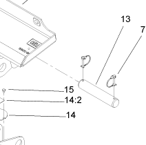 100-1663 - Reference Number 7 - Hitch Pin