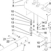 pivot pin part number 110-0085