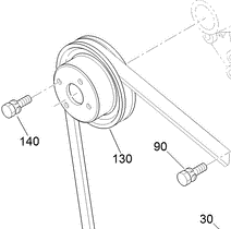 100-1921 - Reference Number 130 - Pulley