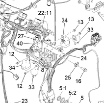 145-4397-0P - Reference Number 24 - Relay Bracket – toro dingo parts online