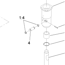 retaining axle part number 106-7659