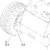 right hand tire part number 144-2574