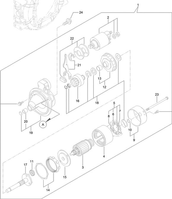 starter part number 127-3818