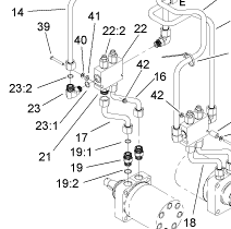 340-155 - Reference Number 21 - Straight Fitting