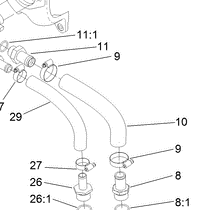 suction hose part number 131-0581