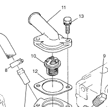 thermostat cover part number 100-1920