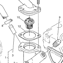 thermostat part number 100-2053