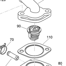 100-2053 - Reference Number 90 - Thermostat