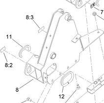 145-4472 - Reference Number 8 - Right Hand Tower Assembly – toro dingo ...