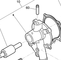 water pump part number 127-1607