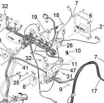 wiring harness part number 122-2205