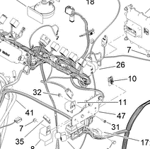 wiring harness part number 122-2857