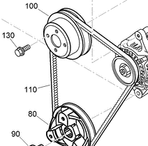 fan alternator belt part number 112-2511