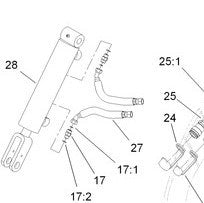 117-1833 tilt cylinder