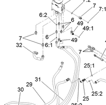 127-9634 hydraulic hose