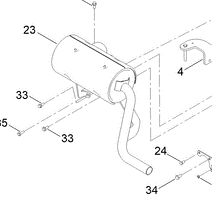 muffler for toro dingo 1000 wide track