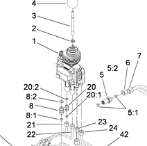 2 spool hydraulic valve part number 144-7354
