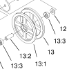 104-5745 tensioner wheel assembly