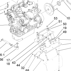 108-6271-03 right hand engine mount