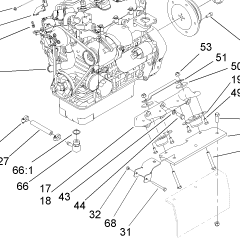108-6269-03 left hand engine mount