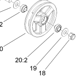 104-6129 - Reference Number 20:2 - Bearing