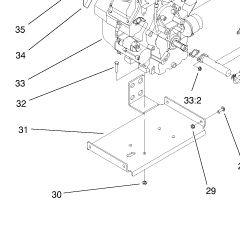 99-6175-03 engine mounting plate