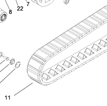 narrow track part number 136-5847
